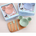 4-Pieces Minnie Mouse Shape Baby Dinnerware